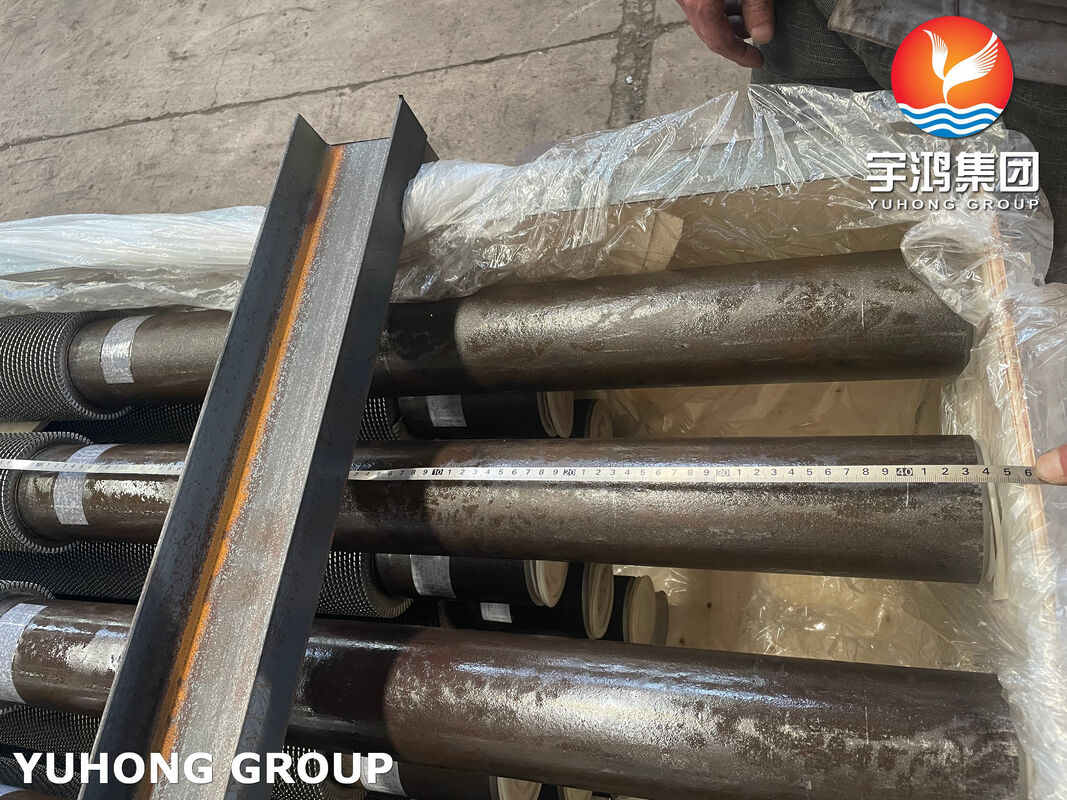 ASTM A335 P9 Alloy Steel Serrated Finned Tubes For High Temperature Boiler Superheaters