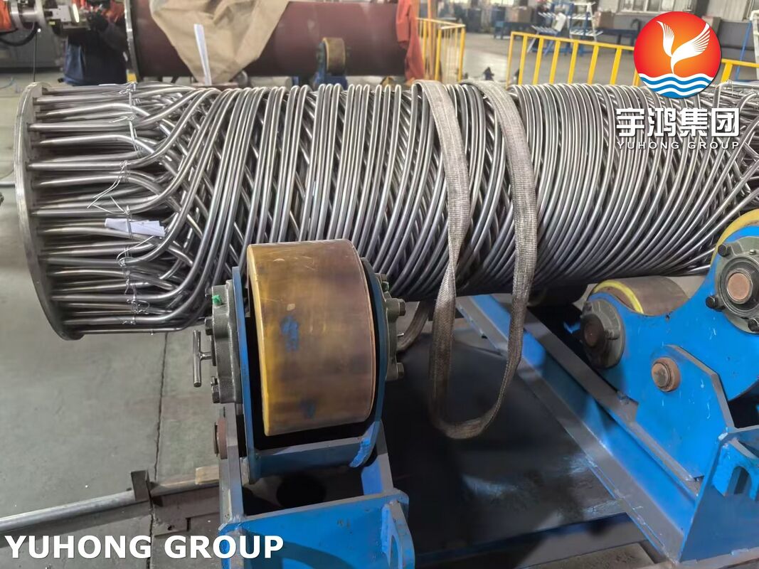 Stainless Steel Spiral Wound Heat Exchanger Tube Bundle with Compact High-Pressure Design for Cryogenic Service - ASME SA213 TP304/316L
