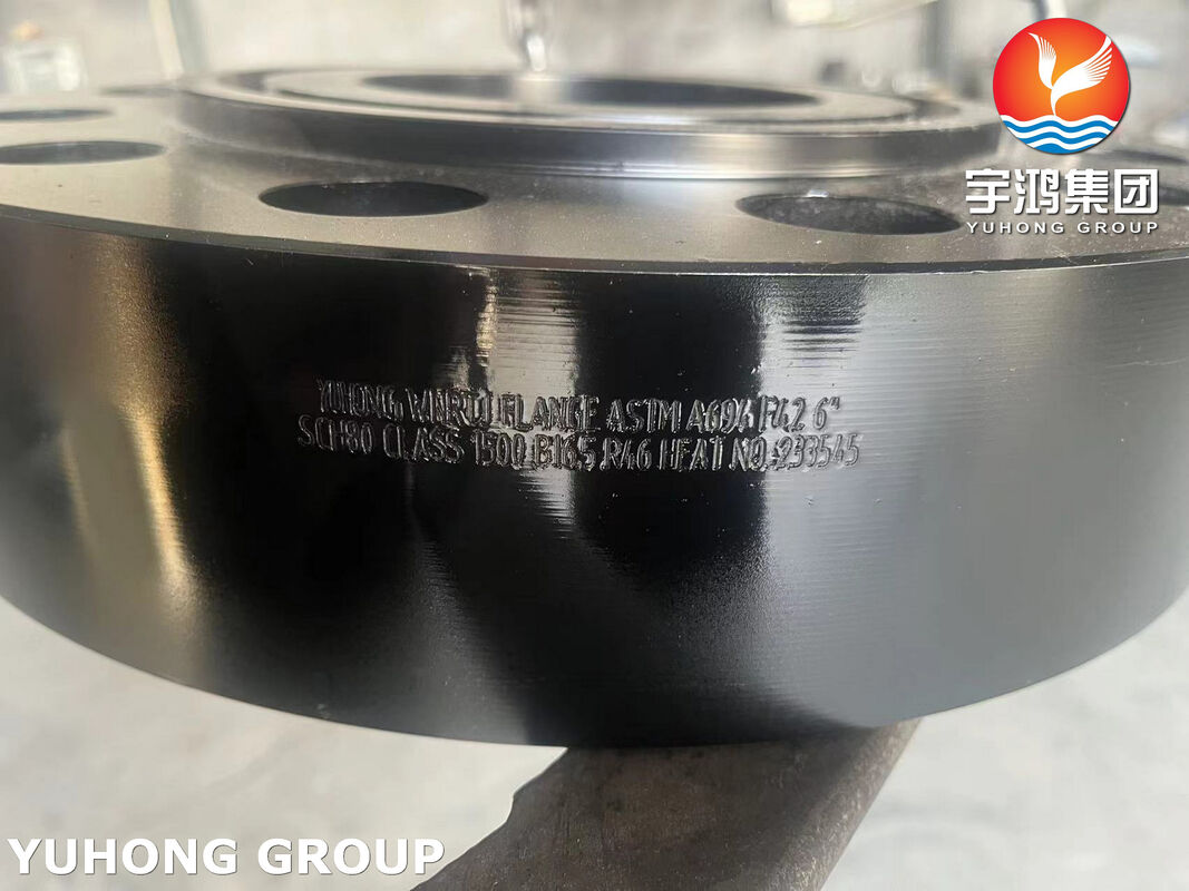 ASTM A694 F42 Carbon Steel Flange Weld Neck RTJ High Pressure Pipeline 42ksi Yield Strength For API 5L X42