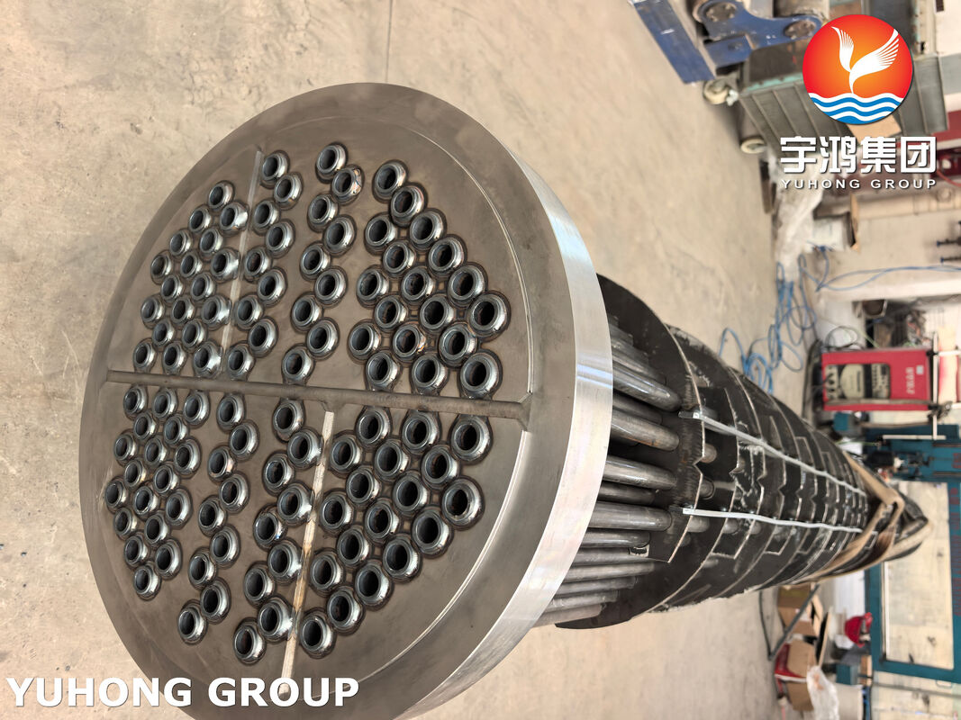 Shell and Tube Heat Exchanger Feed Water Heater Sectional Assembly for Oil and Gas Industry