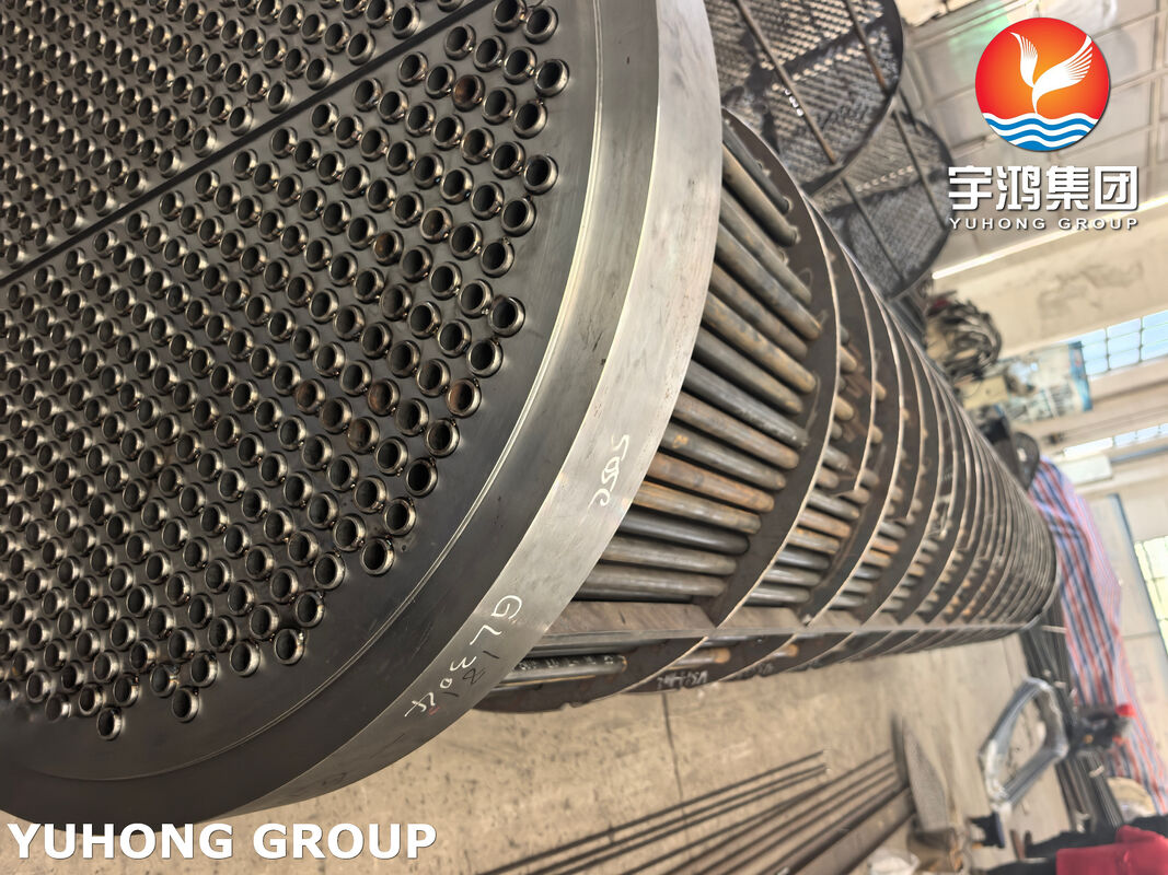 Shell and Tube Heat Exchanger Feed Water Heater Sectional Assembly for Oil and Gas Industry