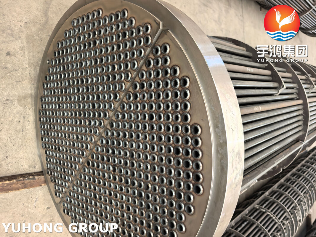 Shell and Tube Heat Exchanger Feed Water Heater Sectional Assembly for Oil and Gas Industry