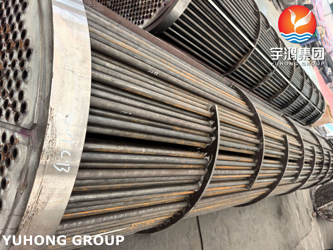 Shell and Tube Heat Exchanger Feed Water Heater Sectional Assembly for Oil and Gas Industry