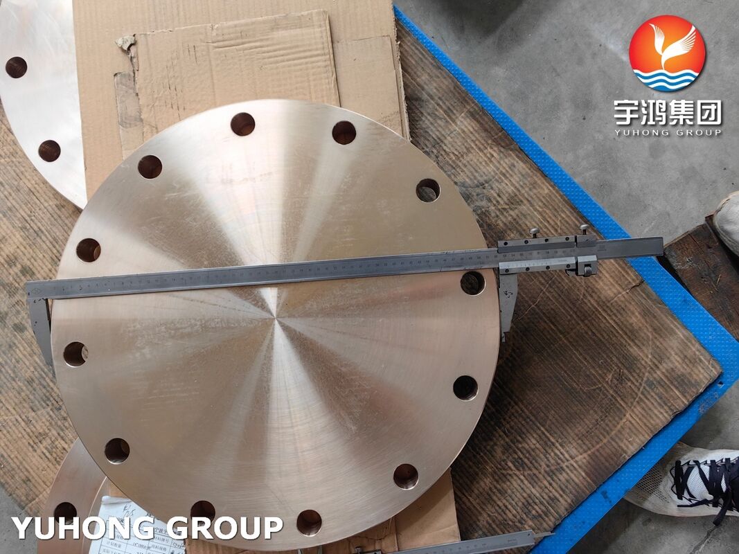 ASTM B283 C70620 CuNi 90/10 Copper Alloy Steel Flange For Marine And Offshore Engineering