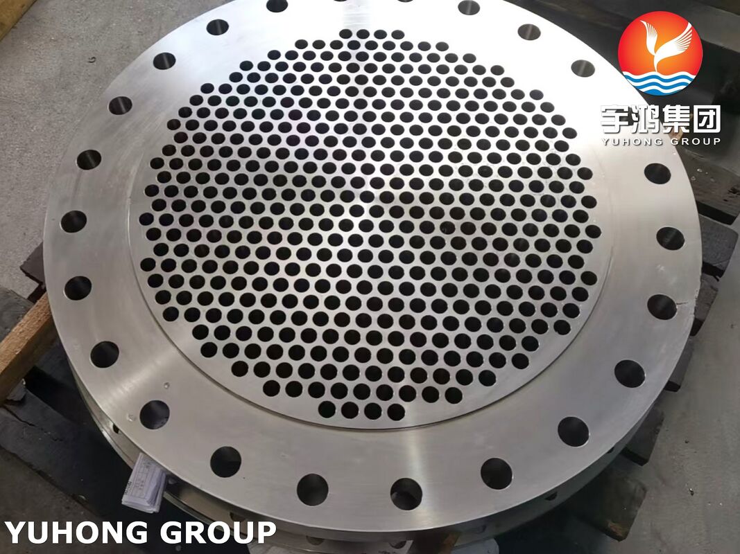 Forged ASTM A182 F316Ti Titanium Stabilized Tubesheet for High-Temperature Heat Exchangers