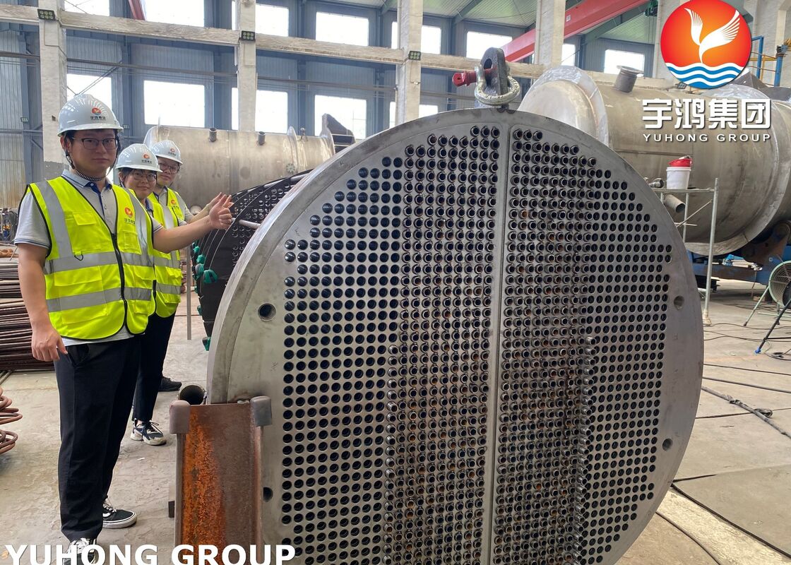 TEMA Shell And Tube Heat Exchanger BFU Type For Fertilizer Plant ASME U Certificated