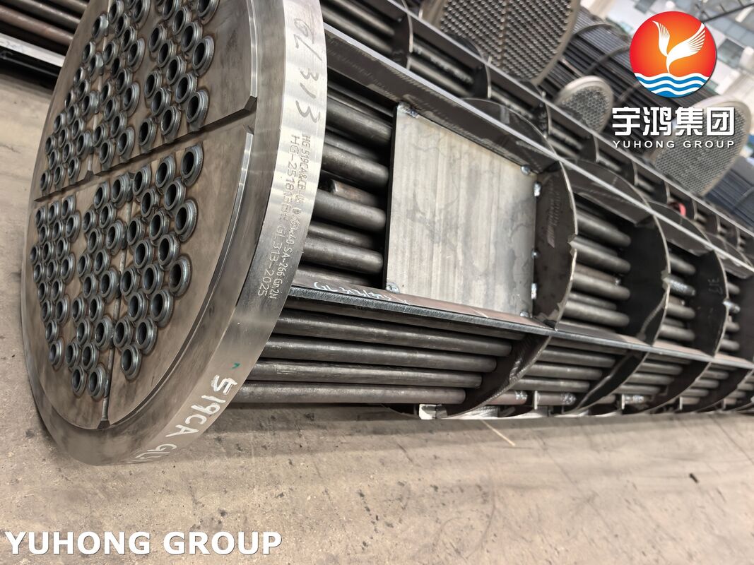 ASME Section VIII Div.1 Certified ASME SA-516 Gr.70 carbon steel Shell and Tube Heat Exchanger