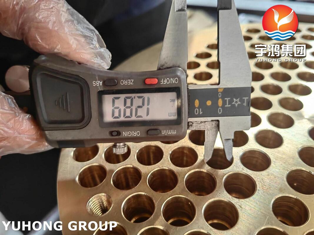 ASME SB171 C46400 Naval Brass Tubesheet | Seawater Corrosion Resistant for Heat Exchanger Condenser