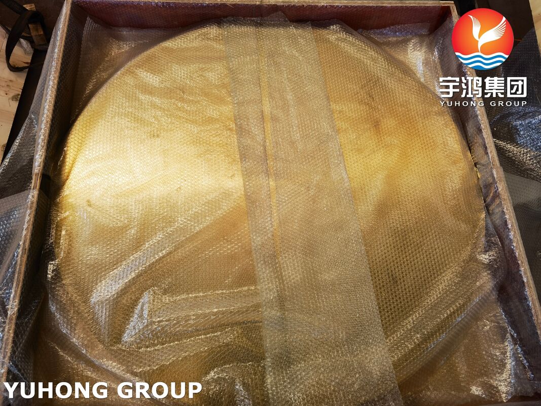 ASME SB171 C61400 Aluminum Bronze Disc with Seawater Erosion Resistance and Precision Machined Finish
