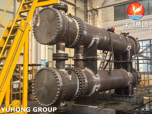LPG 설비 및 보일러용 스택 타입 열교환기 ASME SA213 T5 튜브