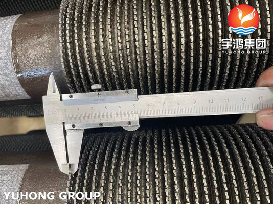 ASTM A335 P9 Alloy Steel Serrated Finned Tubes For High Temperature Boiler Superheaters